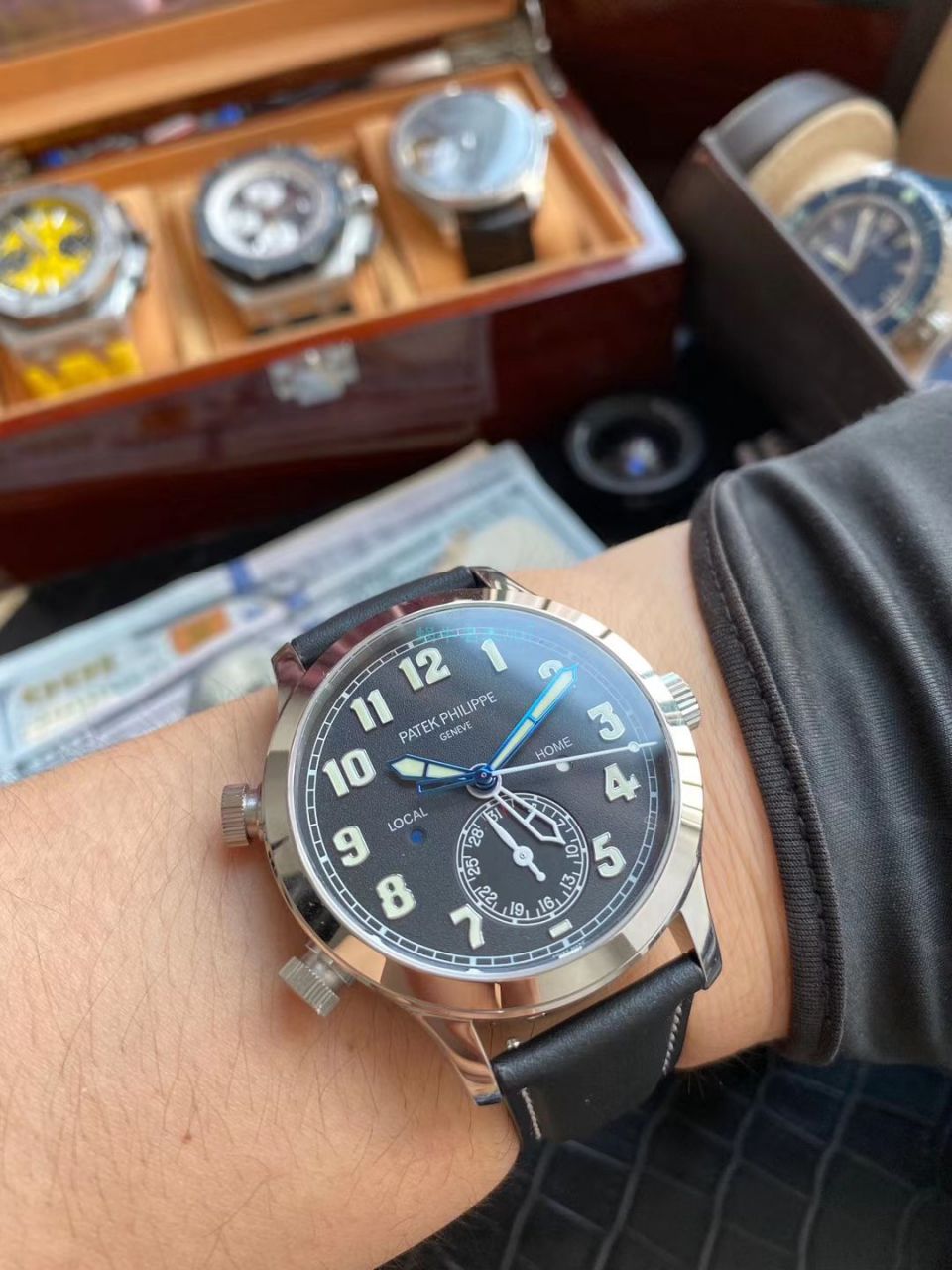 GR厂PP复刻手表百达翡丽高仿复杂功能时计系列5524R-001腕表 / BD298