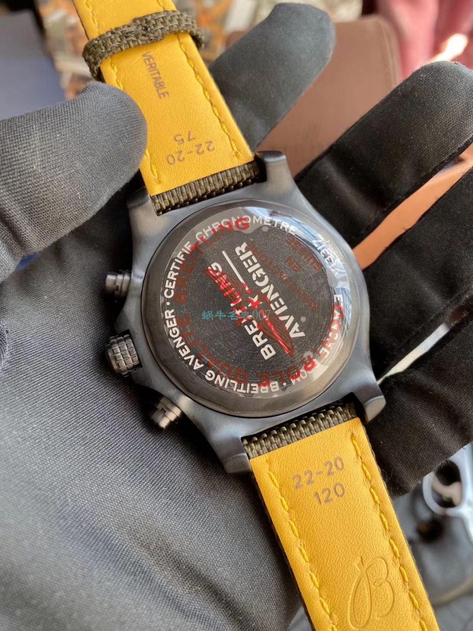 原单真瑞士ETA7750百年灵复仇者夜间任务计时腕表45系列V13317101L1X1腕表 