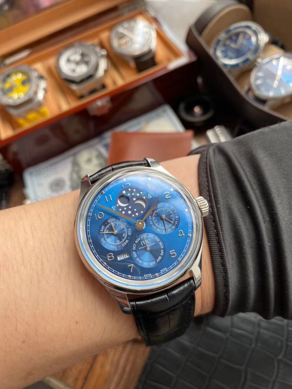 V9厂官网顶级高仿万国葡萄牙万年历IW503401，IW502213，IW502305腕表 / WG532