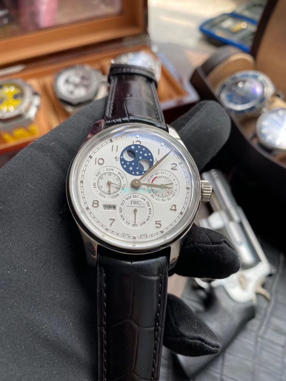 V9厂官网顶级高仿万国葡萄牙万年历IW503401，IW502213，IW502305腕表 / WG532