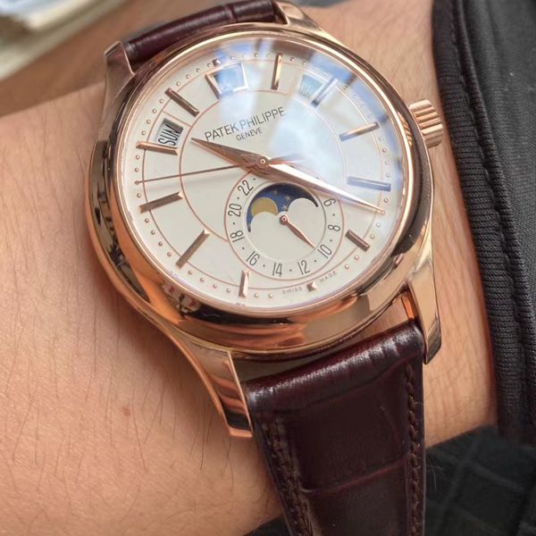 GR厂V2版本百达翡丽高仿手表复杂功能时计系列5205R-001,5205R-010腕表