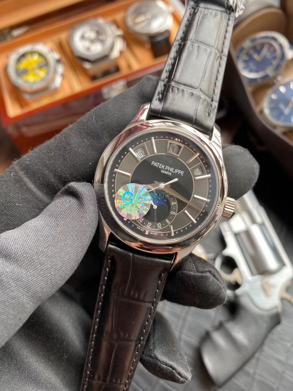 GR厂V2版本百达翡丽高仿手表复杂功能时计系列5205R-001,5205R-010腕表 / BD302