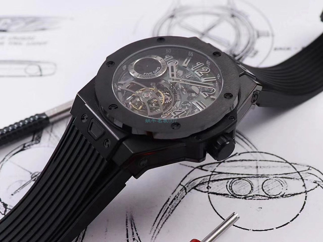 MJ厂高仿宇舶陀飞轮手表405.MX.0138.RX，405.OX.0138.LR，405.CI.0110.RX腕表 / YB097