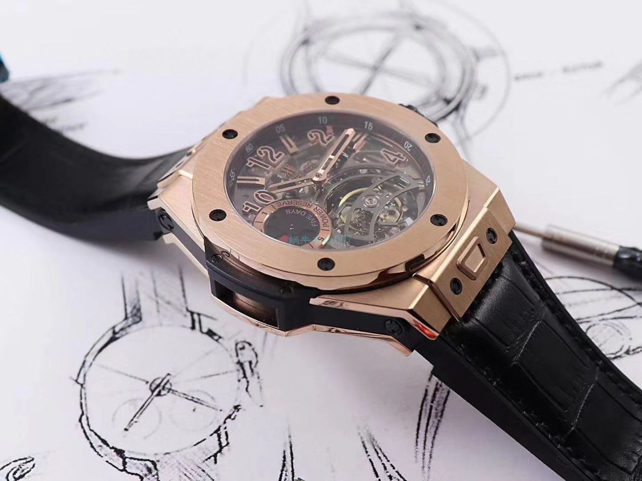 MJ厂高仿宇舶陀飞轮手表405.MX.0138.RX，405.OX.0138.LR，405.CI.0110.RX腕表 / YB097