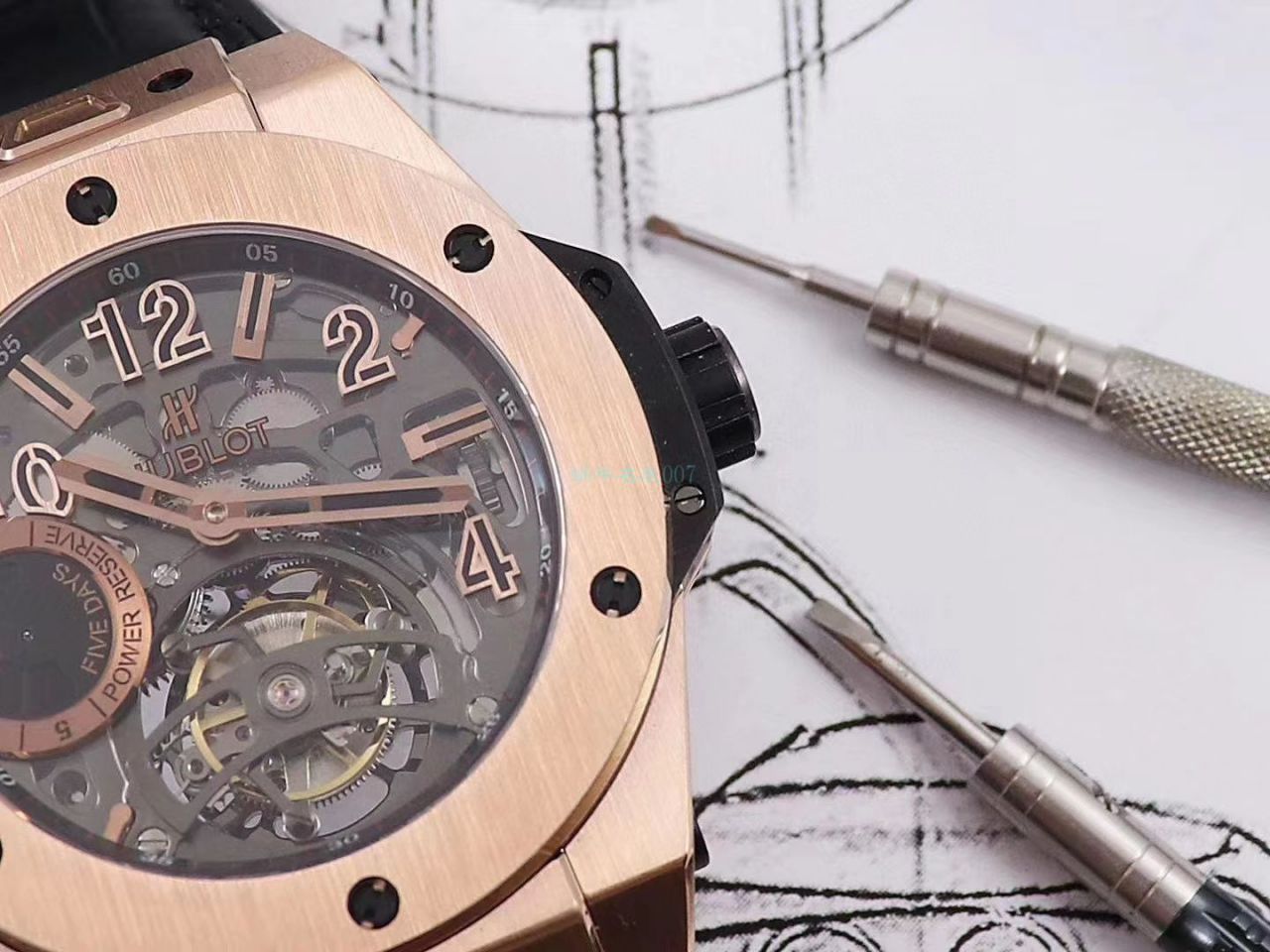 MJ厂高仿宇舶陀飞轮手表405.MX.0138.RX，405.OX.0138.LR，405.CI.0110.RX腕表 / YB097