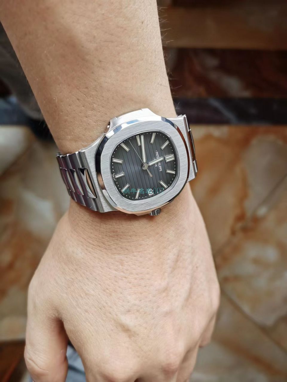 视频评测PPF厂V4版本百达翡丽顶级复刻手表鹦鹉螺5711/1A-010腕表 / BD307