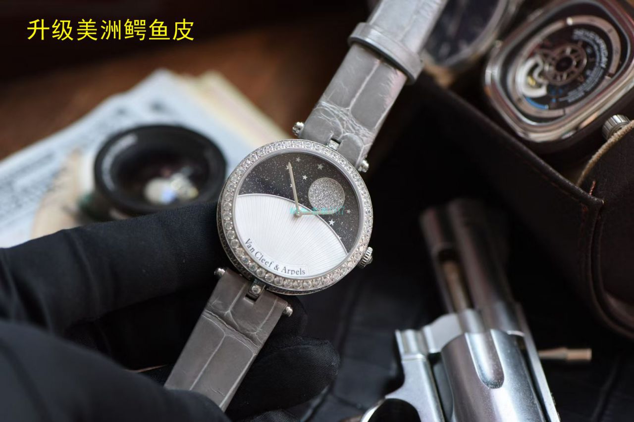 梵克雅宝顶级复刻高仿女装诗意复杂功能系列VCARN25800腕表 / VCA09