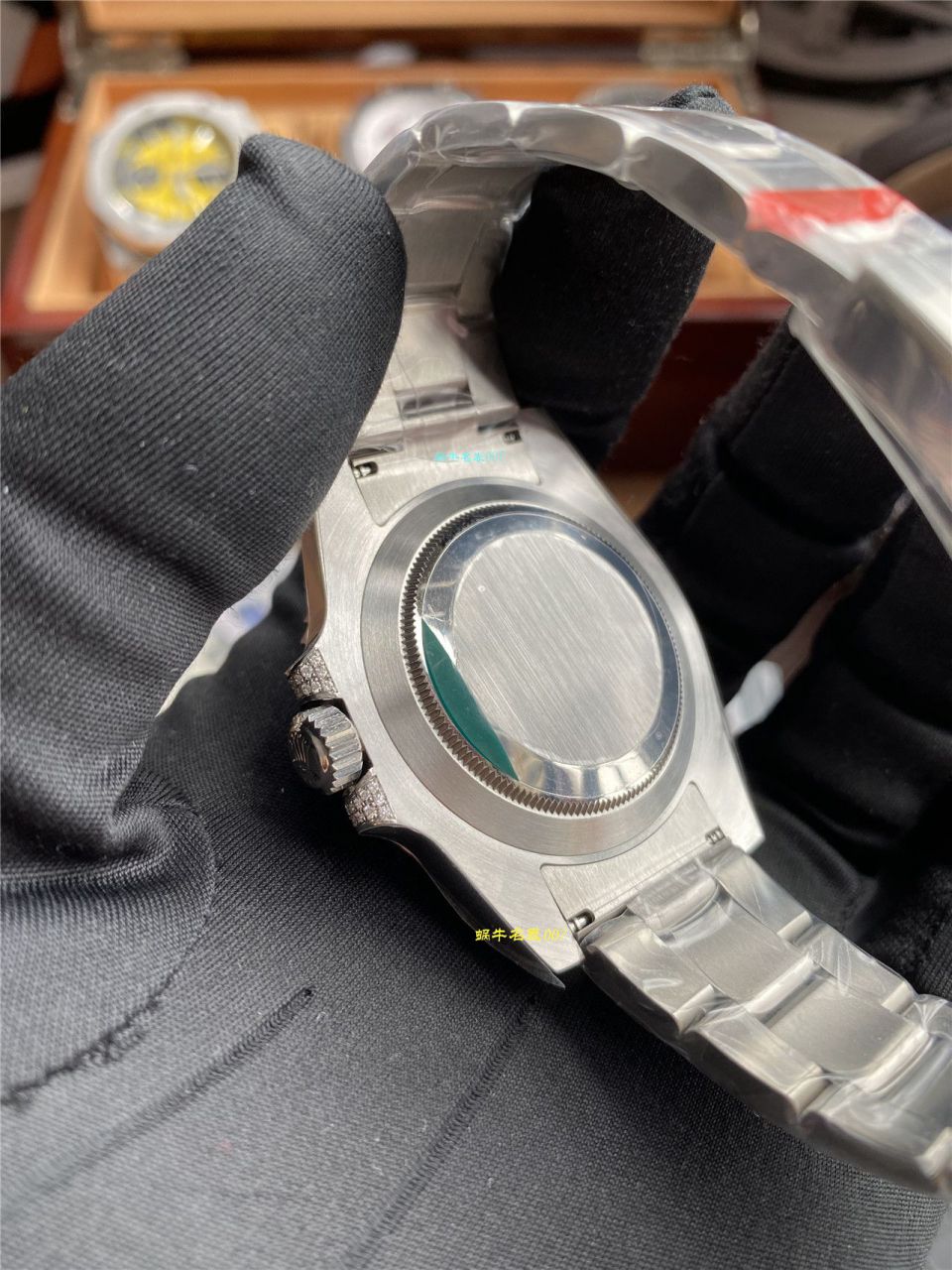 独家【定制真钻蓝水鬼罗志祥同款】劳力士顶级复刻高仿潜航者型116619LB-97209手表 / R620