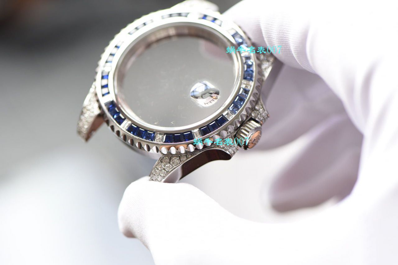 独家【定制真钻蓝水鬼罗志祥同款】劳力士顶级复刻高仿潜航者型116619LB-97209手表 / R620