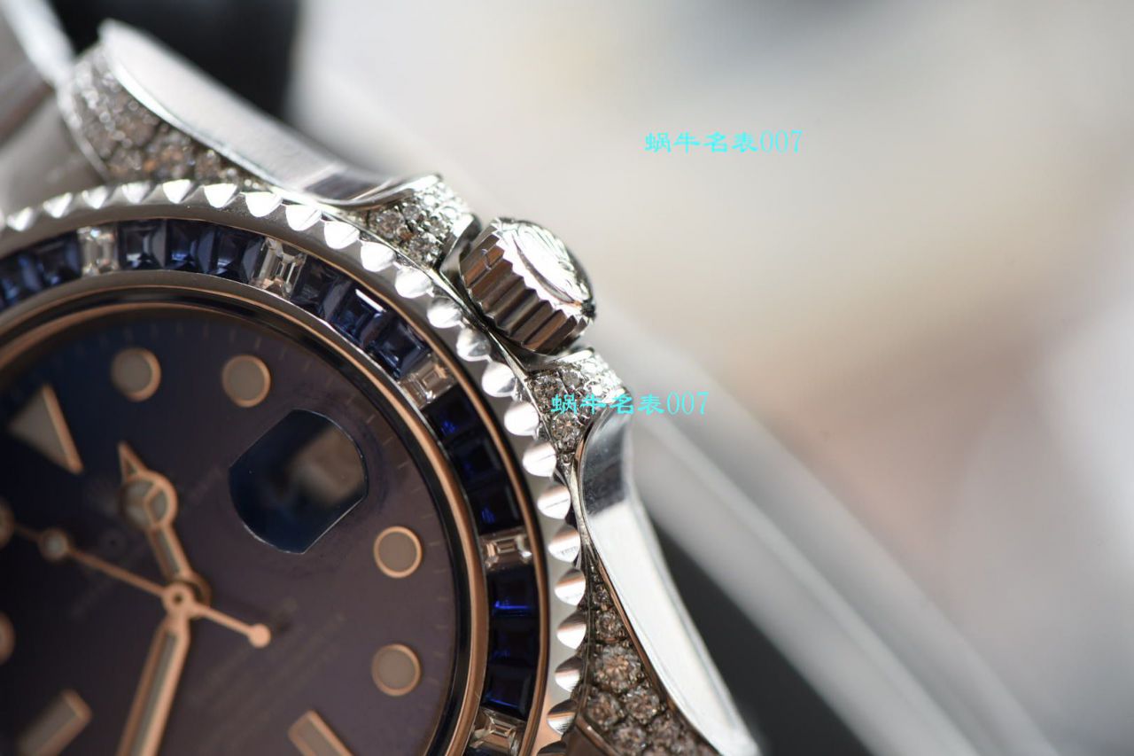 独家【定制真钻蓝水鬼罗志祥同款】劳力士顶级复刻高仿潜航者型116619LB-97209手表 / R620