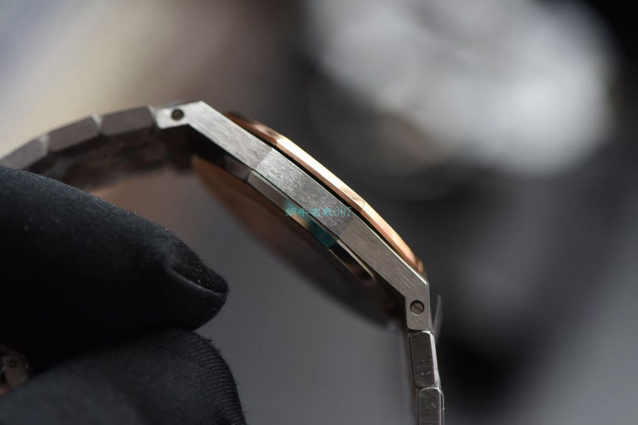 【视频评测JF厂AP复刻高仿女士手表33毫米】爱彼皇家橡树系列67651SR.ZZ.1261SR.01腕表 / AP206