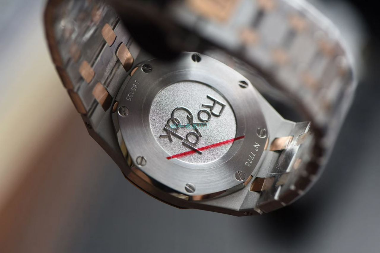 【视频评测JF厂AP复刻高仿女士手表33毫米】爱彼皇家橡树系列67651SR.ZZ.1261SR.01腕表 / AP206