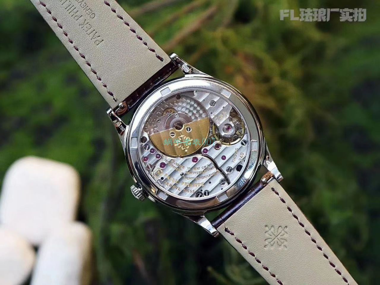 FL厂顶级复刻高仿手表百达翡丽珍稀工艺珐琅5077P-102《不丹六面织品》，5077P-103《不丹八面织品》腕表 / BD316
