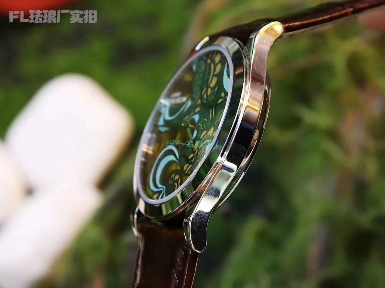 FL厂顶级复刻高仿手表百达翡丽珍稀工艺珐琅5077P-102《不丹六面织品》，5077P-103《不丹八面织品》腕表 / BD316