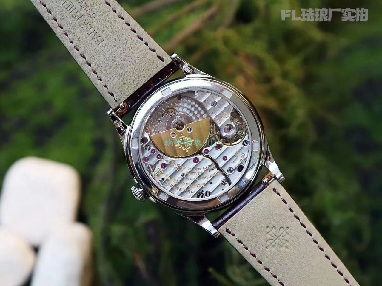 FL厂顶级复刻高仿手表百达翡丽珍稀工艺珐琅5077P-102《不丹六面织品》，5077P-103《不丹八面织品》腕表 / BD316
