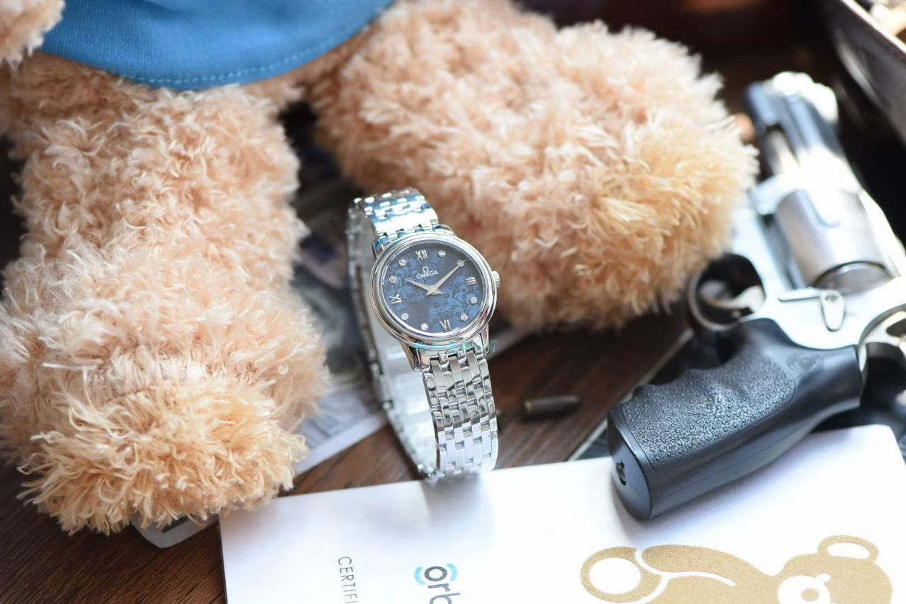 KZ厂顶级复刻高仿手表欧米茄碟飞奥比斯女表424.10.27.60.53.003腕表 / R717