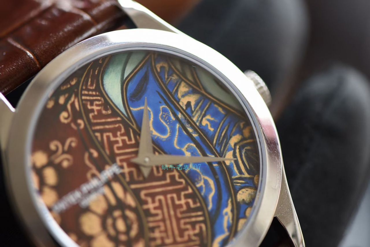 FL厂顶级复刻高仿百达翡丽珍稀工艺系列珐琅面5077P-103不丹八面织品腕表 / BD318