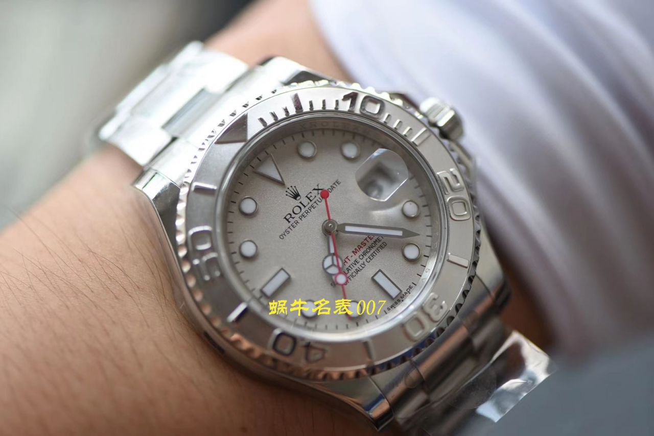【视频评测】AR厂1比1高精仿手表劳力士游艇名仕型系列116622-78760 银盘腕表 / R638