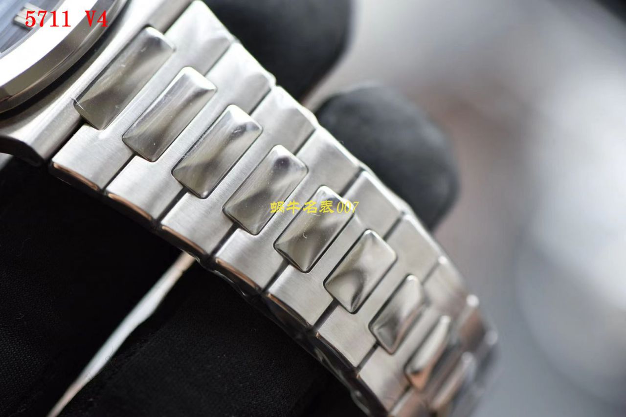 【PPF超级PATEK PHILIPPE鹦鹉螺重磅来袭！“灰蓝”】百达翡丽运动优雅顶级复刻高仿5711/1A 010 不锈钢腕表(高仿鹦鹉螺)2019年钢表王座的开年重器 / BD267