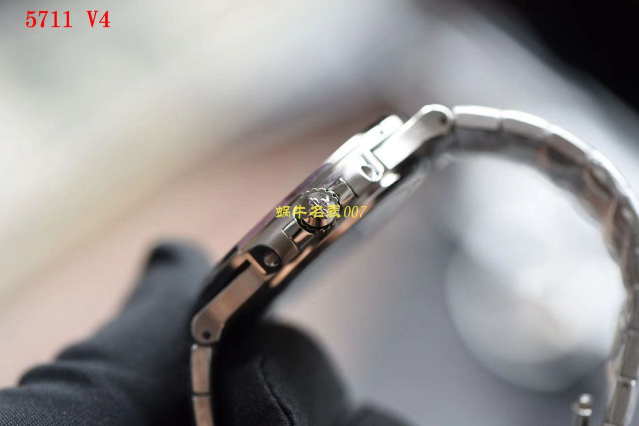 【视频评测最好的复刻高仿表百达翡丽】PPF厂百达翡丽运动优雅系列5711/1A 010 不锈钢腕表(鹦鹉螺) / BD270