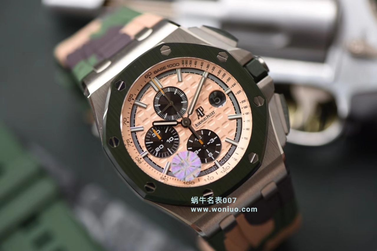 【视频评测】JF厂顶级复刻高仿手表爱彼皇家橡树离岸型26400SO.OO.A054CA.01腕表 / AP213