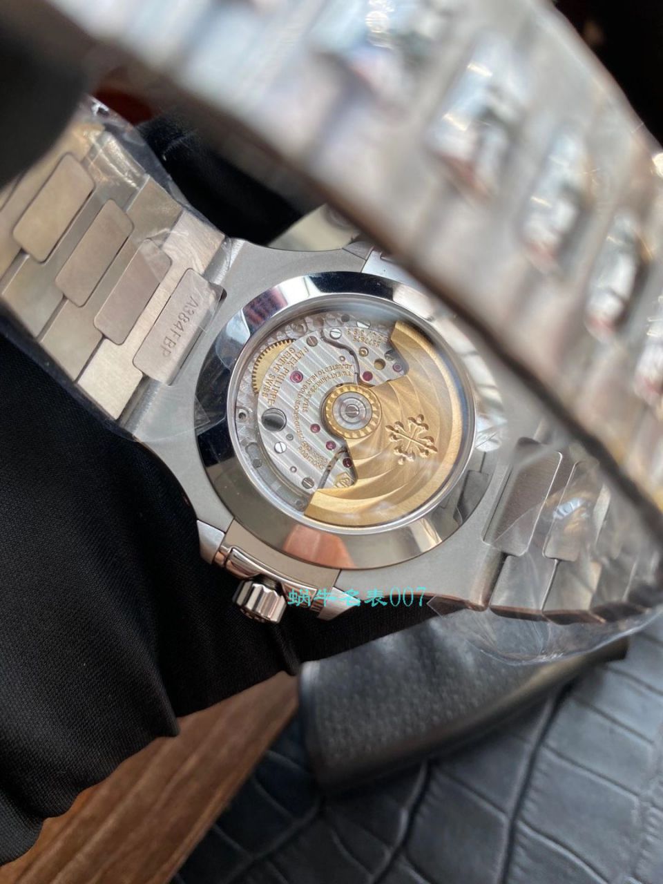 GR厂高仿百达翡丽PatekPhilippe手表多少钱鹦鹉螺V2真月相5726/1A-014皮带款 / BD326