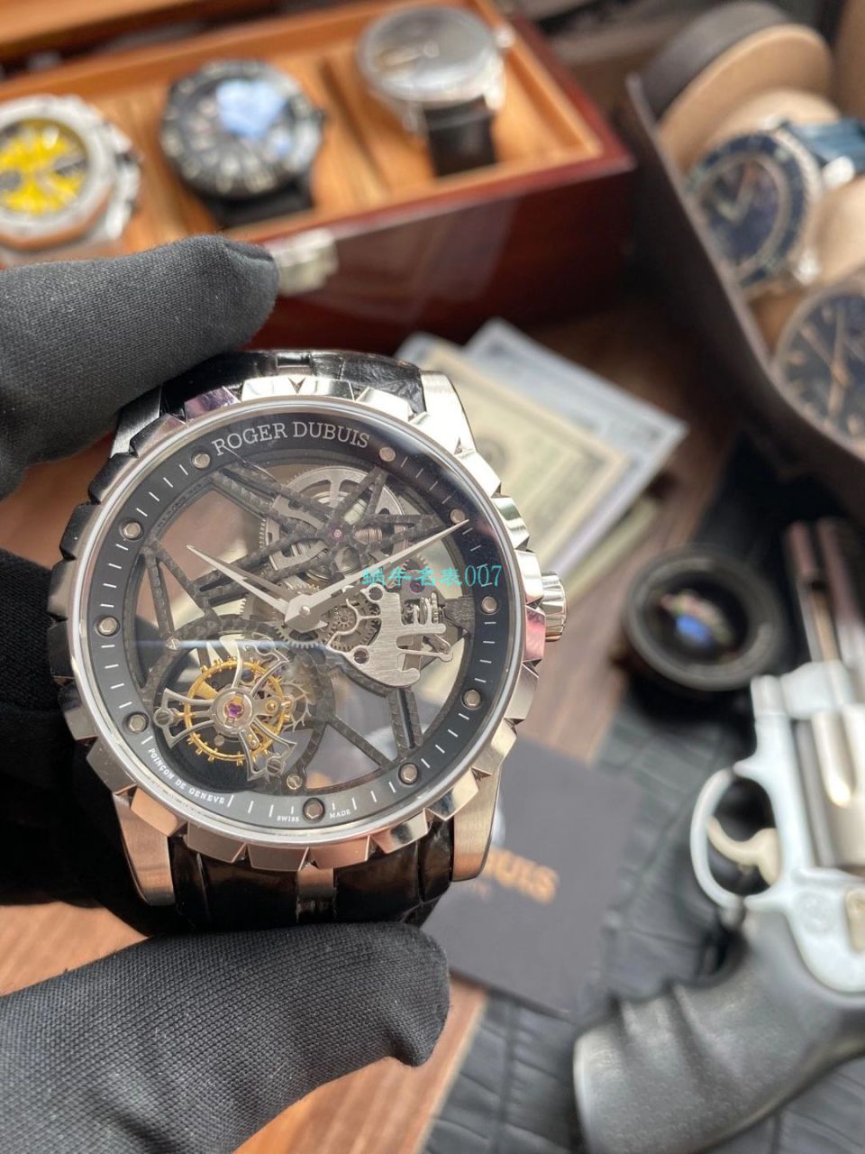 BBR厂V3全新升级版本罗杰杜彼ROGER DUBUIS王者系列陀飞轮RDDBEX0393、RDDBEX0392腕表 / LJ062