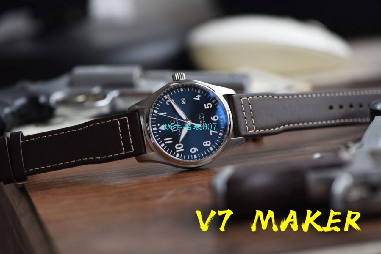 【视频评测】V7厂万国马克十八钢带款顶级复刻高仿IW327002腕表 / WG579