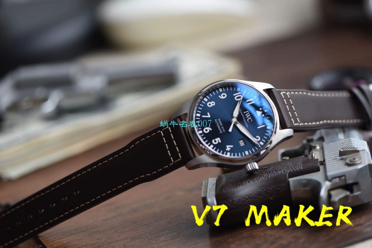 【视频评测】V7厂万国马克十八钢带款顶级复刻高仿IW327002腕表 / WG579