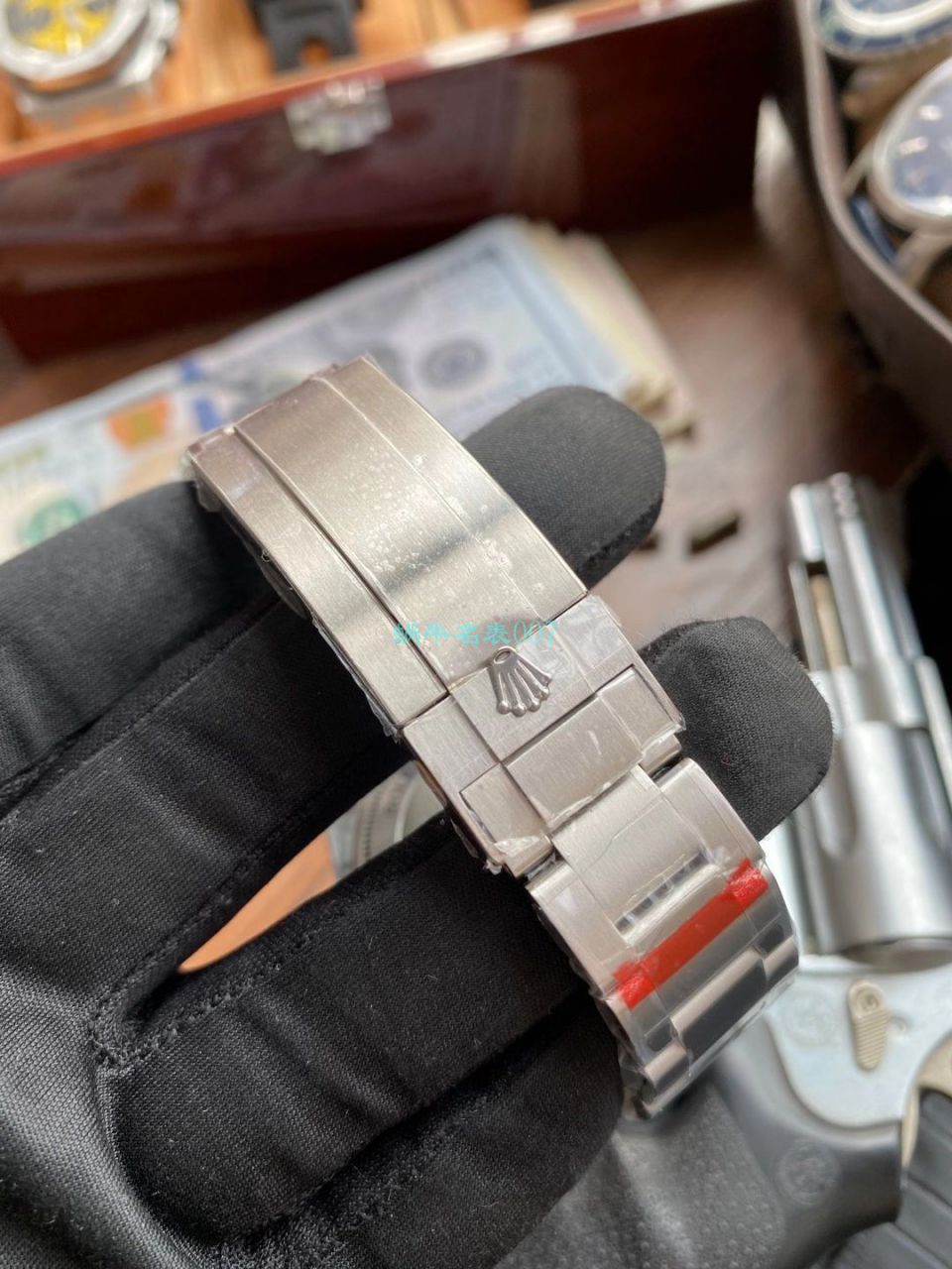 【真钻定制】劳力士渐变蓝鬼王手表m126660-0002订制8颗VS八心八箭真钻刻度顶级复刻高仿 / R658