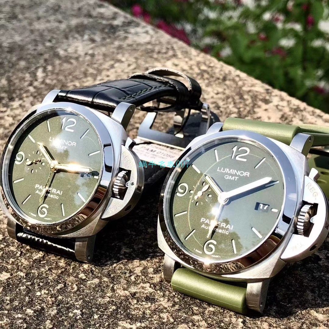VS厂沛纳海PAM01056，PAM1056绿盘GMT复刻高仿手表 / PAM1056