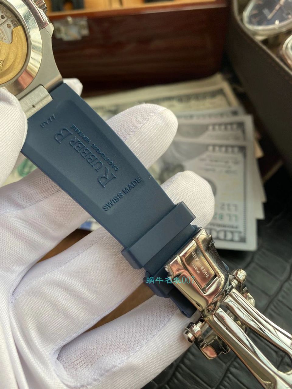 【视频评测】GR厂百达翡丽真月相鹦鹉螺1比1高仿复刻手表V2版本5726/1A-014 / BD332