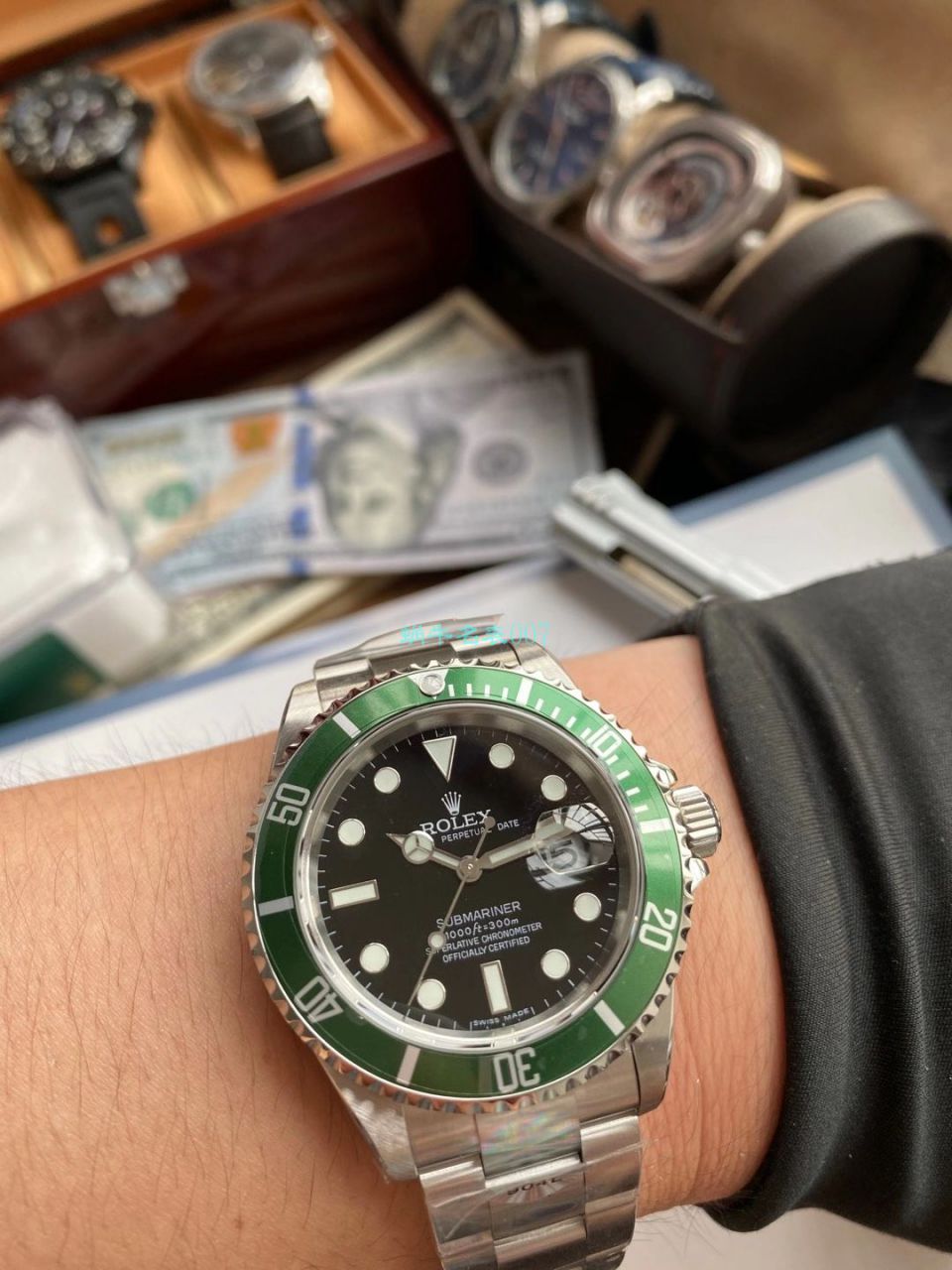 AR厂劳力士ROLEX复古绿水鬼潜航者16610LV-93250复刻高仿手表 / R665