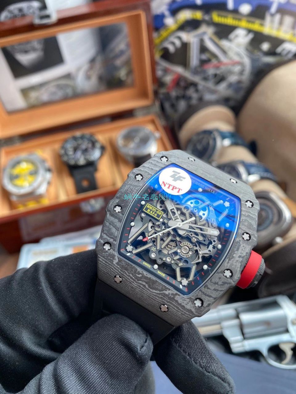 【视频评测】ZF厂1比1复刻高仿理查德米勒Richard Mille V3版本RM 35-02手表 / ZFRM035-02V3