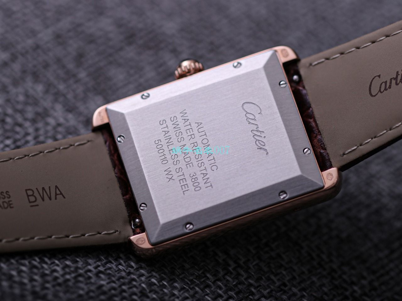 V9厂卡地亚坦克系列顶级高精仿手表W5200028（超大号）腕表 / K315