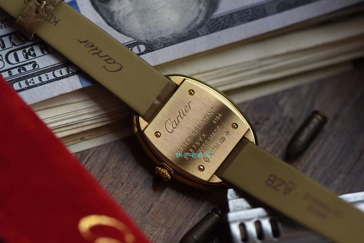卡地亚浴缸系列复刻高仿WGBA0007（小号女士）腕表 / K316