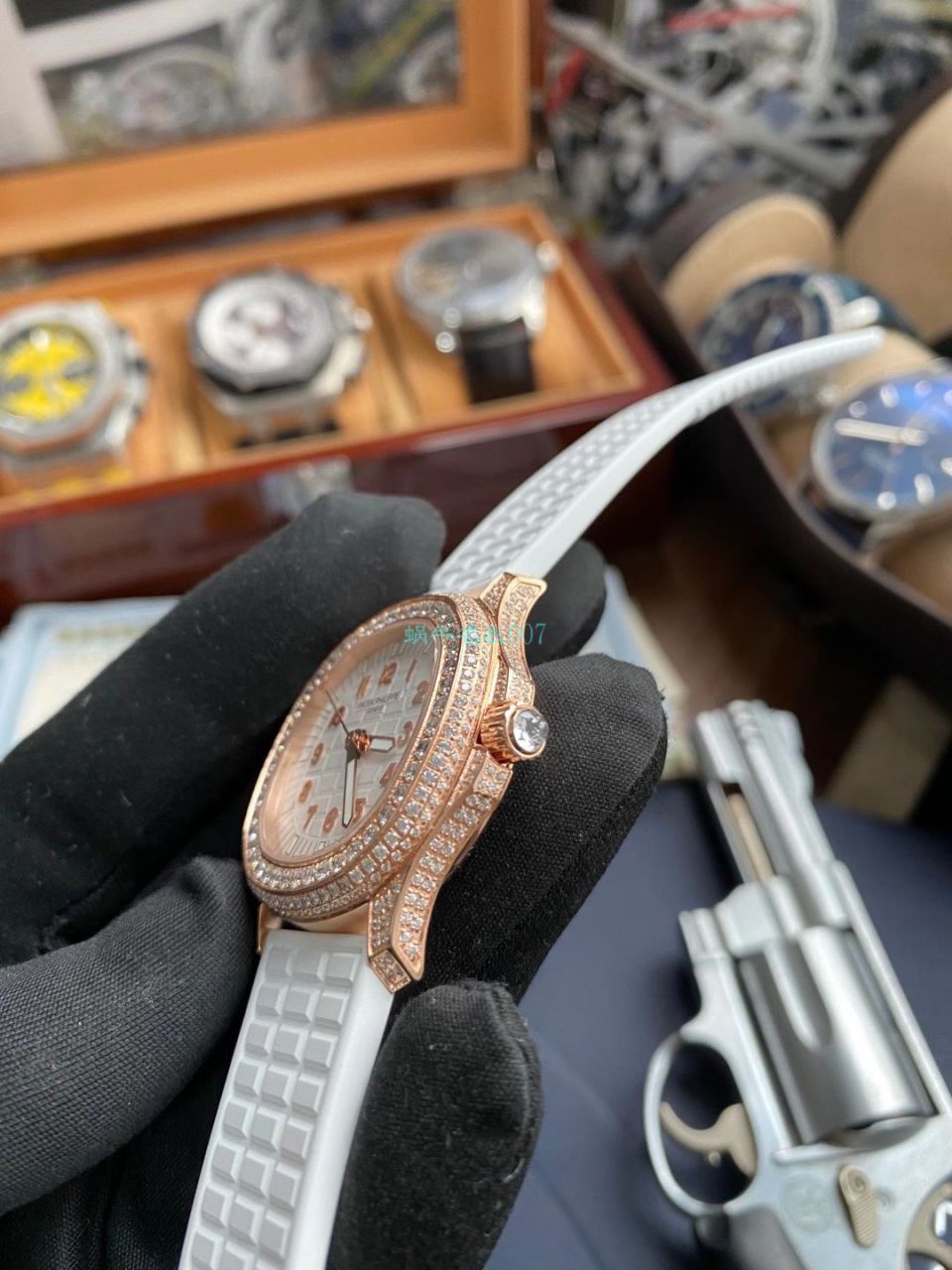 PPF厂百达翡丽AQUANAUT顶级高仿手表5069R-001女款 / BD337