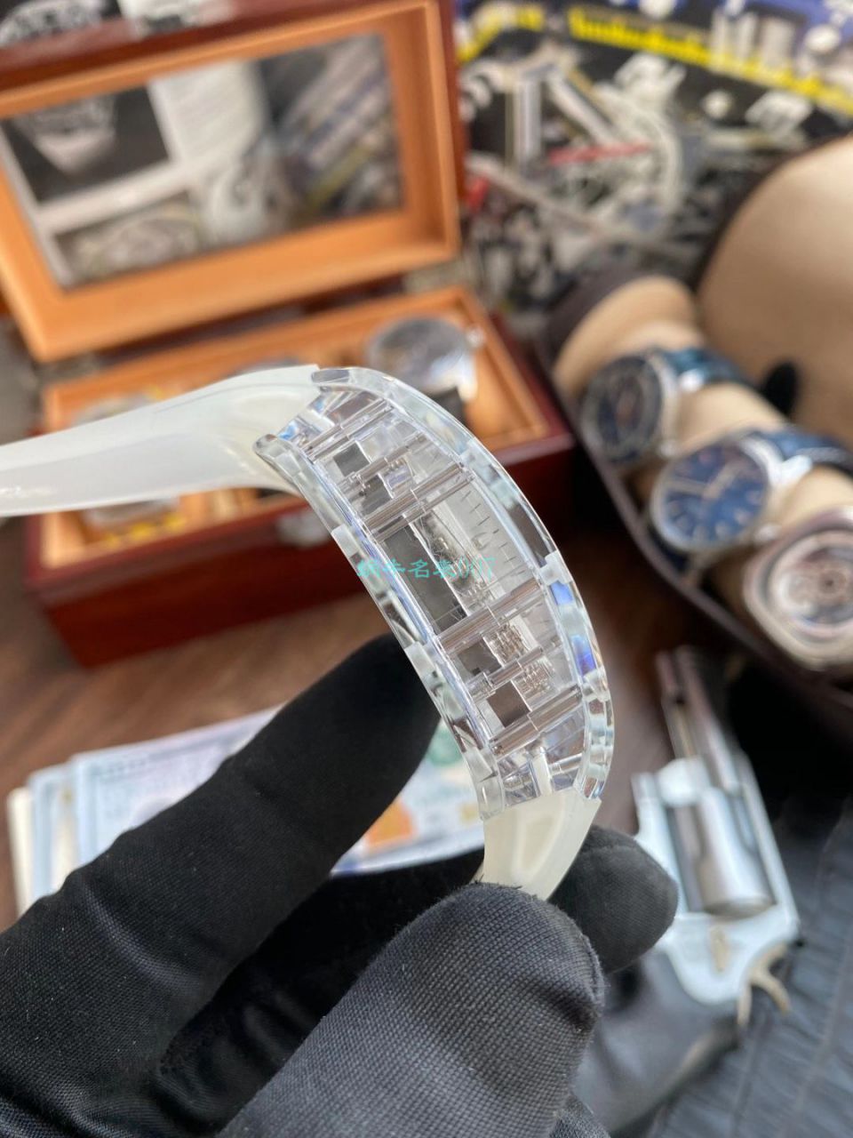 【视频评测】EUR 厂理查德米勒陀飞轮RM056，RM 56-02雪琉璃全透明1比1高仿手表 / RM 56-02EUR