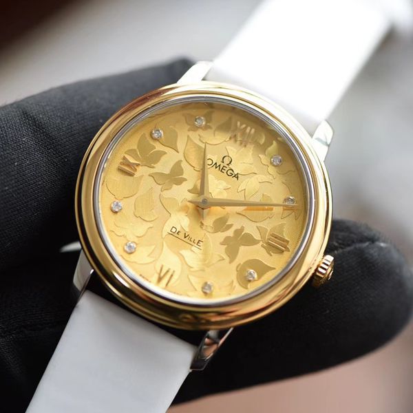 SSS厂官网欧米茄碟飞典雅蝶舞超A复刻女士手表424.22.33.60.58.001腕表