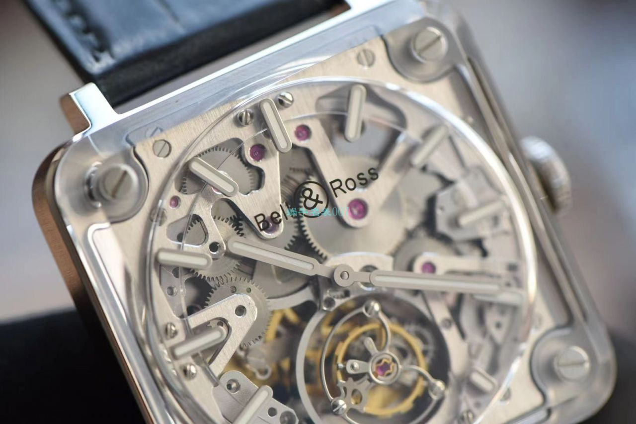 BBR厂全新顶级复刻高仿Bell & Ross柏莱士【评测视频】BRX2-MRTB-SK-ST陀飞轮V2 升级版 / BR039BBR