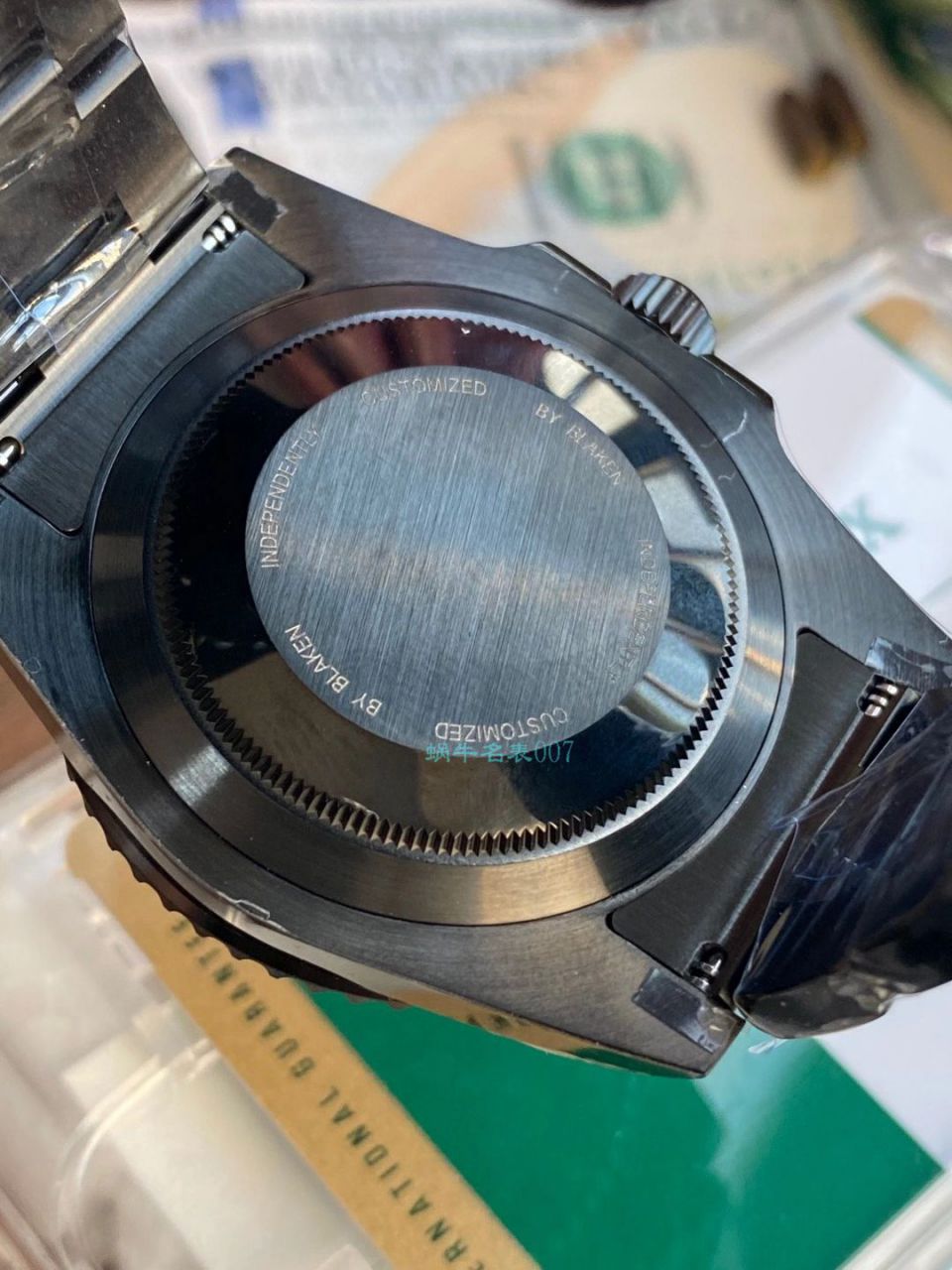 V6厂魔改装劳力士黑水鬼暗夜黑特别版复刻高仿BLAKEN 116610LN SUBMARINER DATE手表 / R672