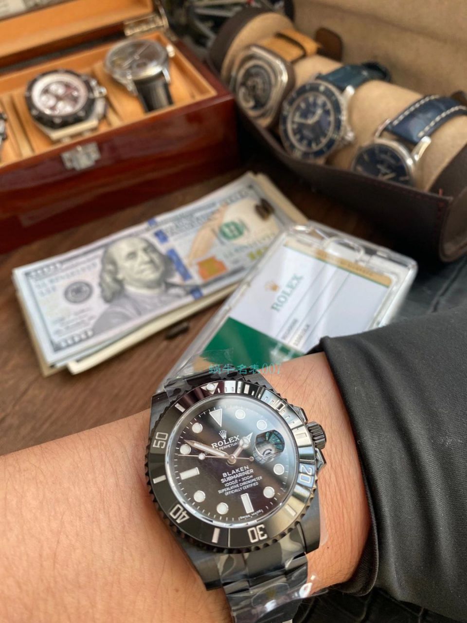 V6厂魔改装劳力士黑水鬼暗夜黑特别版复刻高仿BLAKEN 116610LN SUBMARINER DATE手表 / R672