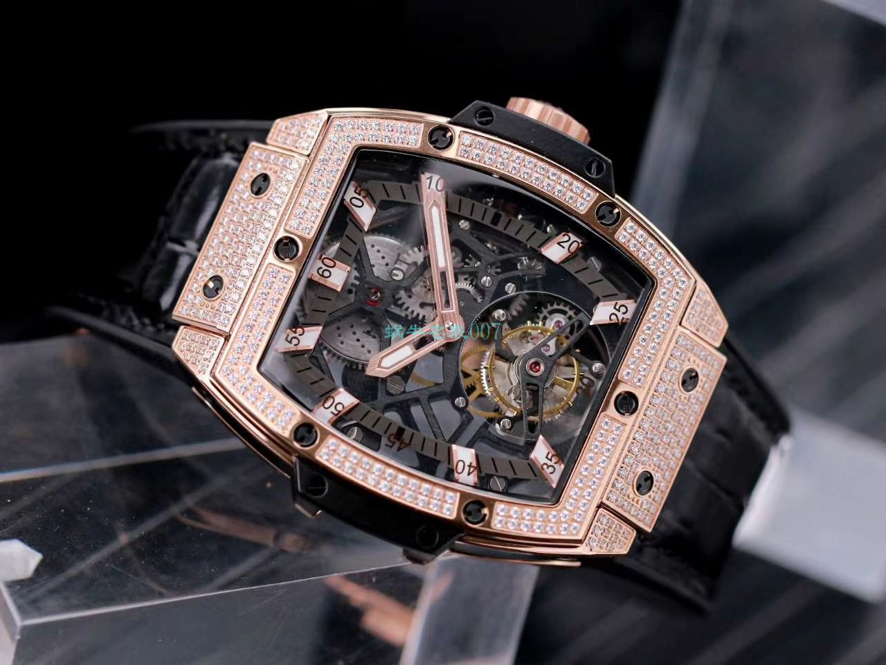 JB厂宇舶MASTERPIECE 超A1比1高仿陀飞轮手表906.ND.0129.VR.AES12 / YB107