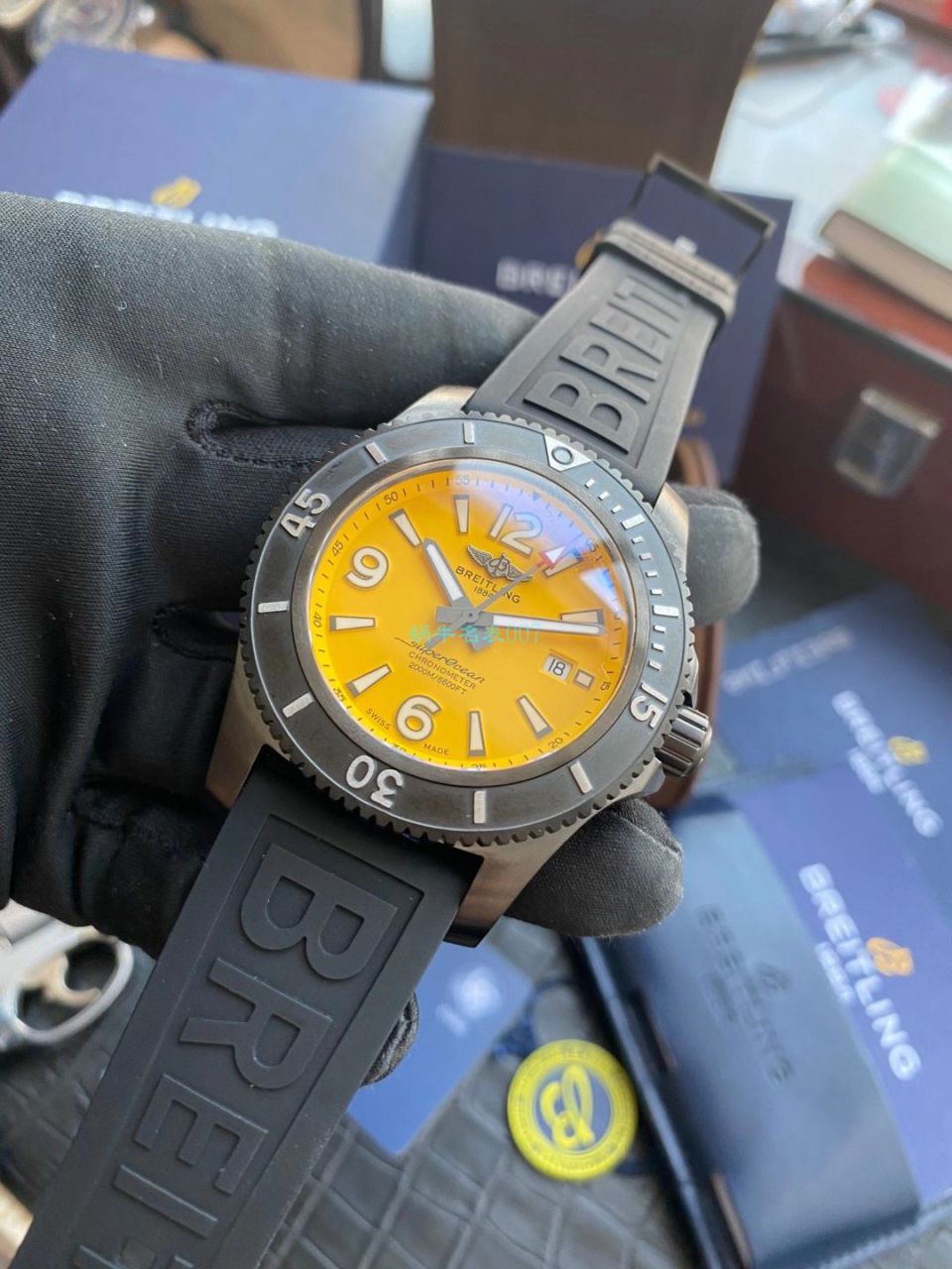 【渠道原单】百年灵超级海洋系列M17368D71I1S1腕表 / BL200