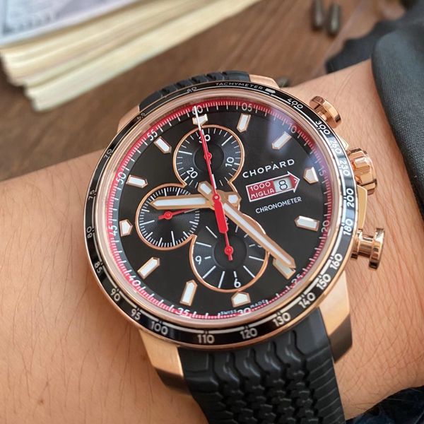 【视频评测】V7厂萧邦经典赛车1比1顶级复刻高仿手表161293-5001腕表