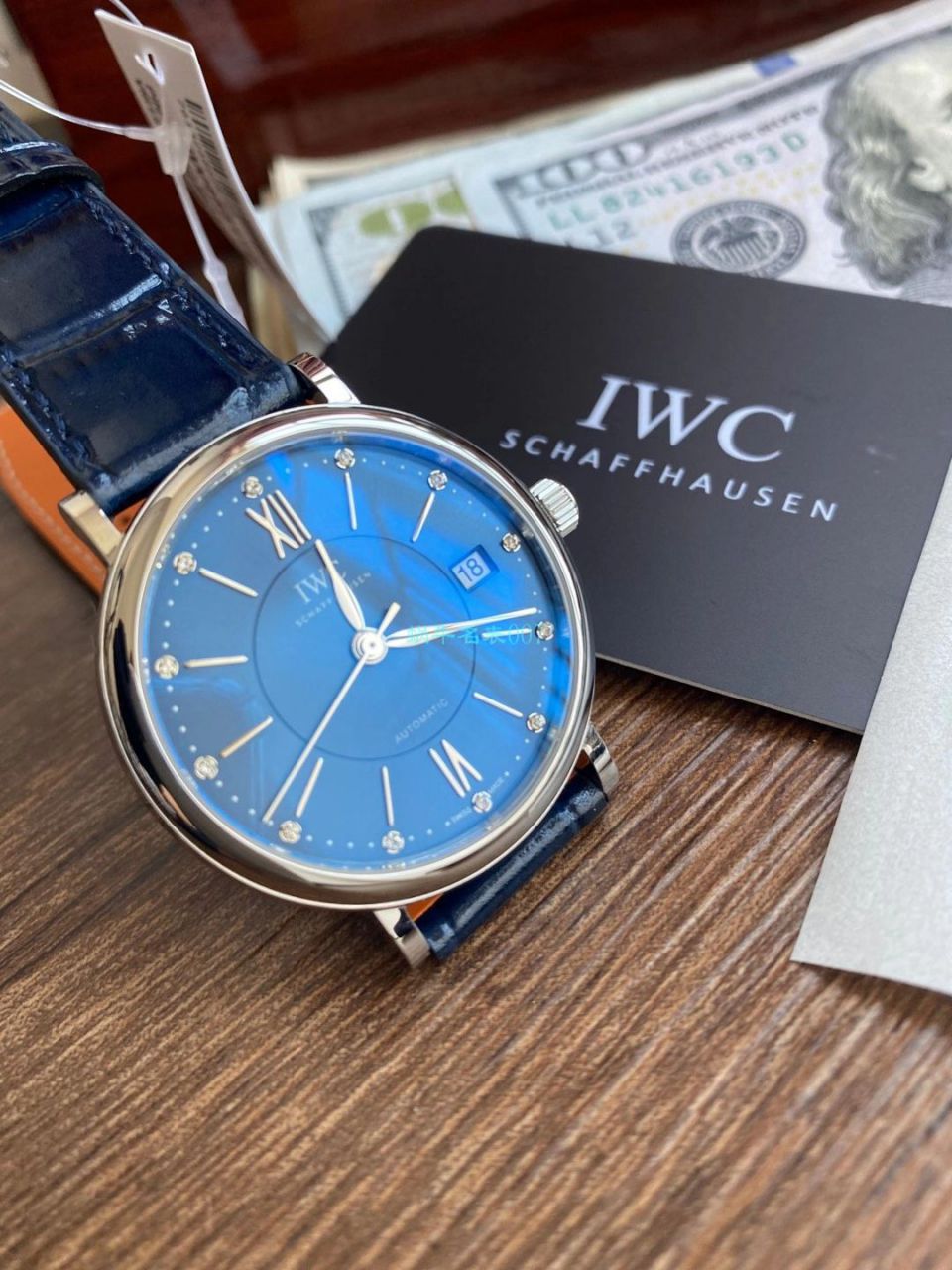 【顶级复刻表在哪个网站买靠谱】V7厂高仿万国IWC柏涛菲诺系列IW458107女表 / WG588
