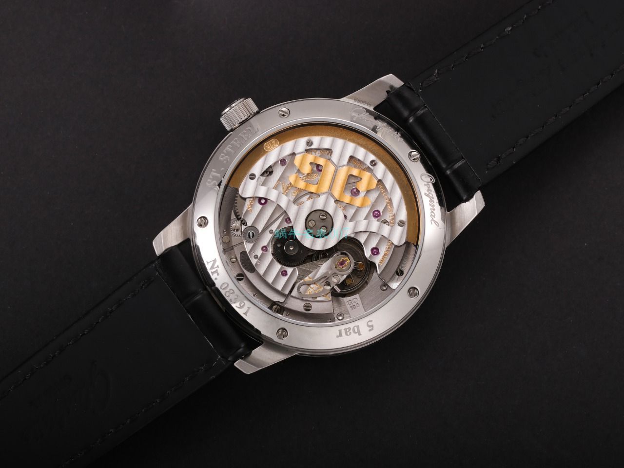 【视频最大的高仿手表网站】V9厂格拉苏蒂原创议员月相100-04-05-12-30腕表 / GLA069