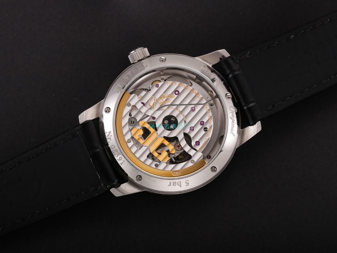 【视频最大的高仿手表网站】V9厂格拉苏蒂原创议员月相100-04-05-12-30腕表 / GLA069