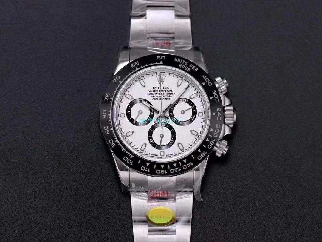 【视频评测】N厂V3劳力士迪通拿熊猫迪顶级复刻高仿手表m116500ln-0001腕表 / R656