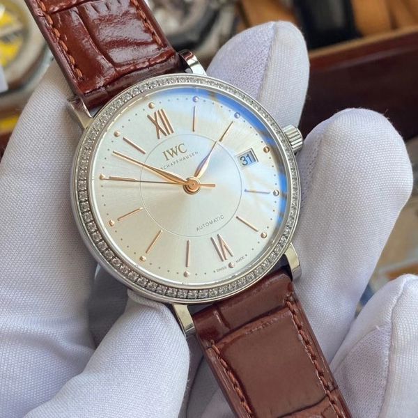 V7厂万国柏涛菲诺顶级复刻高仿女士手表IW458103腕表